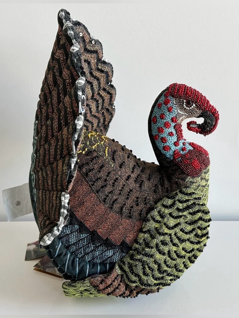 John Derian for Target Beaded Turkey Pillow - Picture 6 of 10